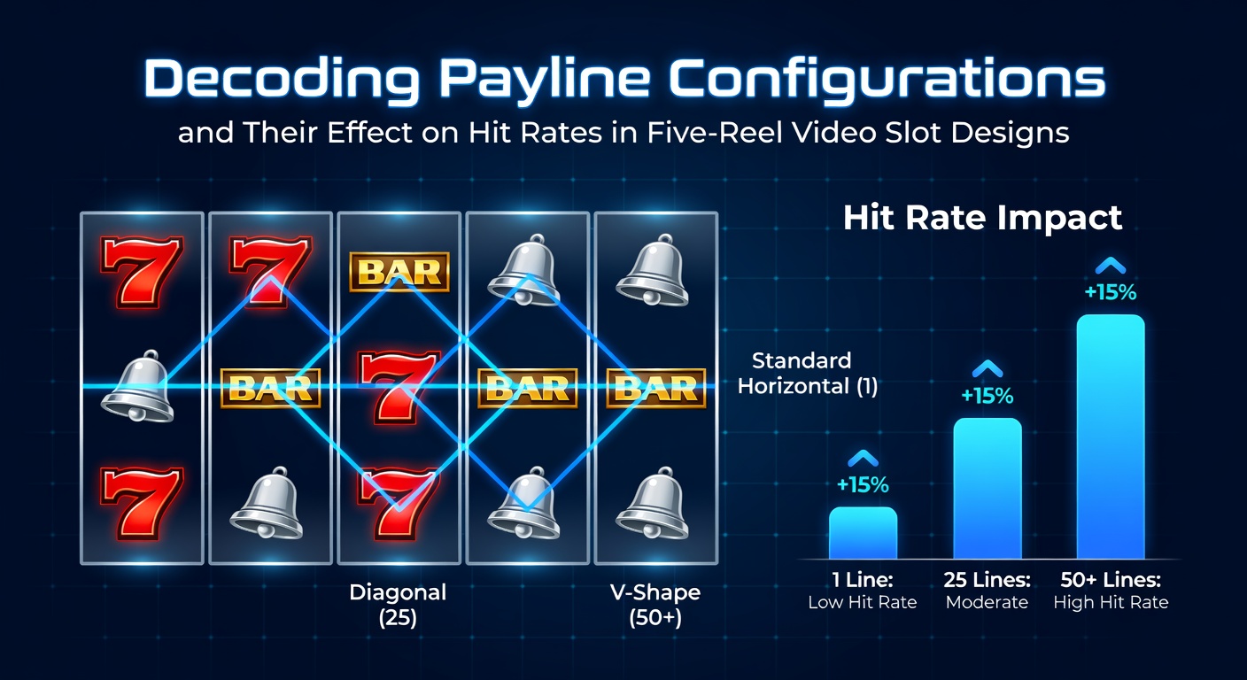 Chart comparing hit rates across fixed paylines, 243 ways, and Megaways configurations in five-reel slots