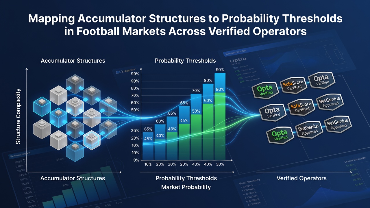 Detailed charts showing probability threshold mapping for football accumulators on verified betting platforms