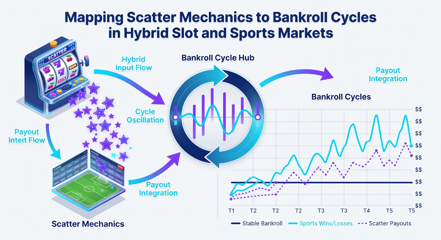 Chart comparing scatter payout frequency with sports betting volume peaks across a six-month period