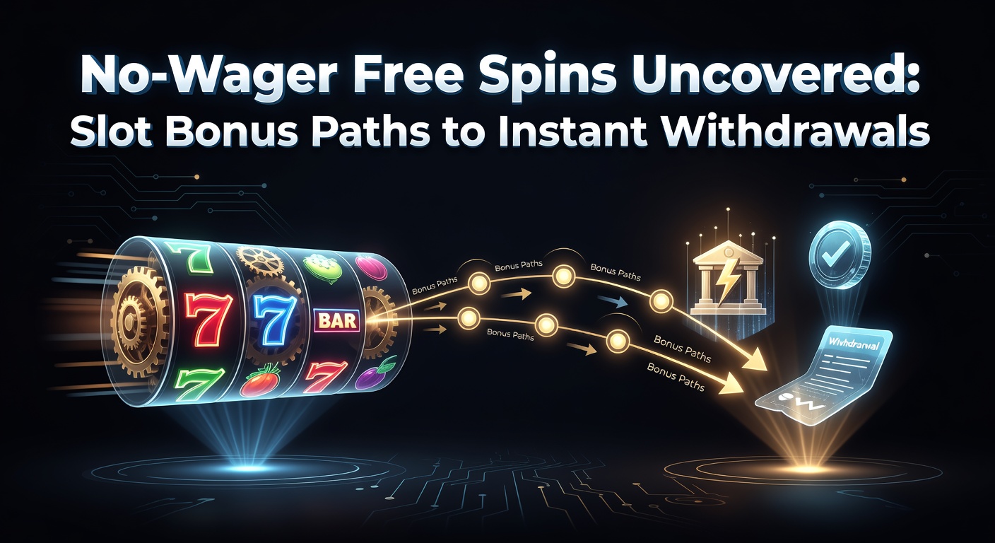 Vibrant slot machine screen displaying free spins activation with no wagering requirements highlighted